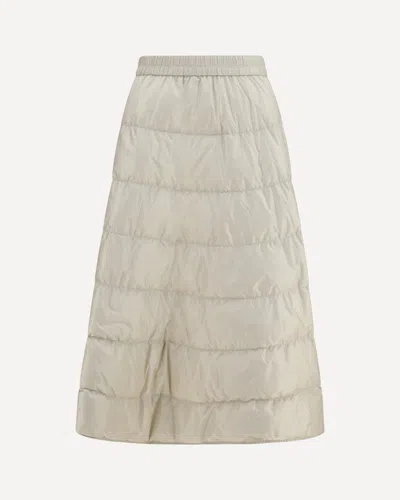 Moncler Padded A-line Skirt In Black