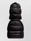 Moncler Padded Backpack With Adjustable Straps And Pockets In Black