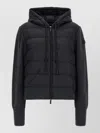 Moncler Hybrid Quilted Down Down Jacket In Black