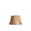 Moncler Quilted Bucket Hat In Beige