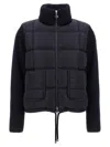 Moncler Cardigan Drawstring Hem Quilted