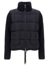 Moncler Cardigan Drawstring Hem Quilted