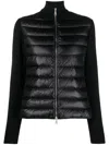 Moncler Black Padded Zip-up Cardigan
