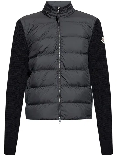 MONCLER CARDIGAN MIT LOGO-PATCH