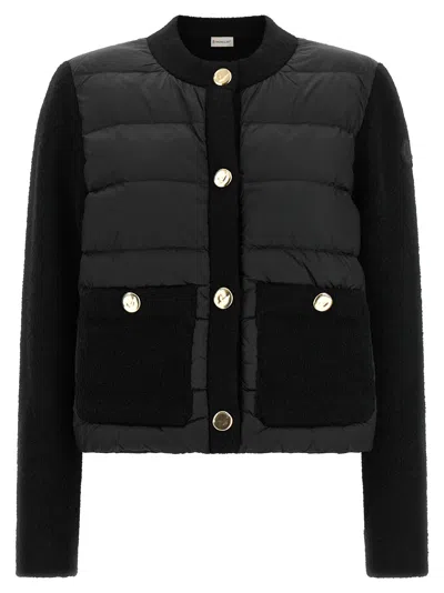Moncler Padded Cardigan In Multi