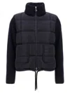 Moncler Cardigan Drawstring Hem Quilted