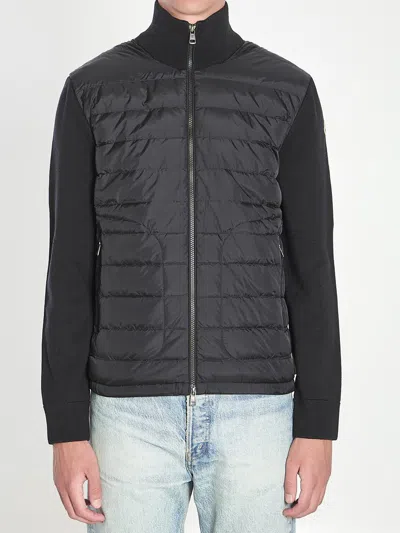 MONCLER PADDED CARDIGAN WITH ZIP
