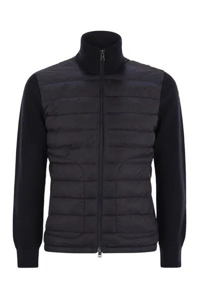 MONCLER MONCLER PADDED CARDIGAN WITH ZIP