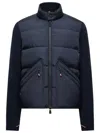 Moncler Padded Cardigan Sweaters And Cardigans Blue In Blue