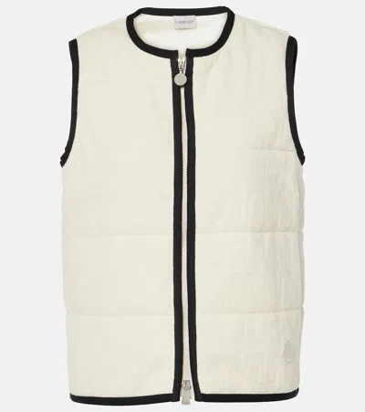 MONCLER PADDED COTTON-BEND VEST