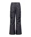 Moncler Padded Denim Ski Trousers In Gold