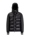 Moncler Padded Detachable-hood Jacket In Black