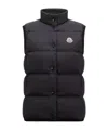 Moncler Badia Down Gilet, Women, Black, Size: 5 In Black