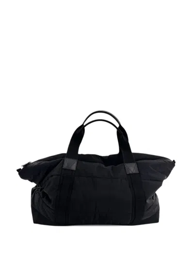 Moncler Padded Duffle Bag In Black
