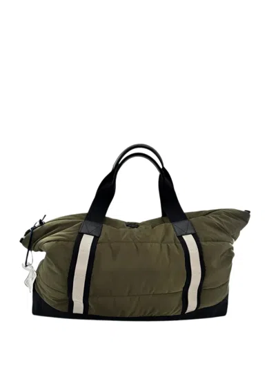 Moncler Padded Duffle Bag In Green