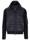 Moncler Nylon And Ribbed Jacket