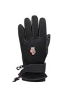 Moncler Padded Gloves Black Size L In Black