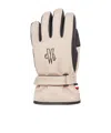 Moncler Padded Gloves In Brown