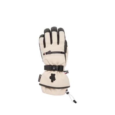 Moncler Padded Gloves, Women, White, Size: L In Neutral
