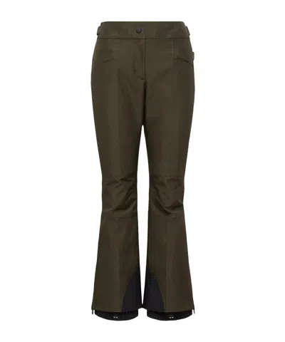 Moncler Padded Gore-tex Ski Pants In Green