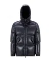 Moncler Padded Hooded Jacket In Midnight Blue
