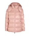 Moncler 'maire' Pink Polyamide Down Jacket In Multi