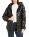 Moncler Diamond Quilted Down Jacket Puffer Jackets Black In Black