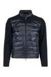 Moncler Padded-front Jacket In Blue