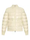 Moncler Arcelot Short Down Jacket In Crema