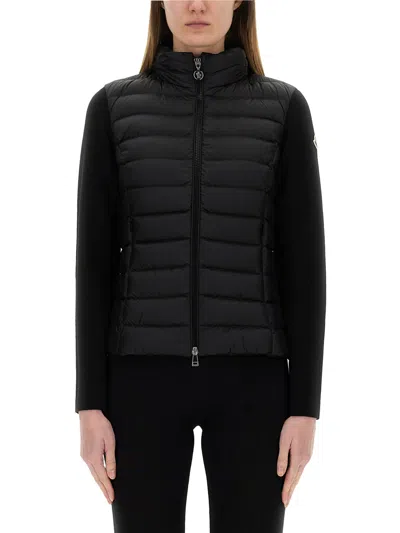 MONCLER PADDED JACKET WITH KNITTED SLEEVES