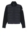 Moncler Kids Cardigan In Black