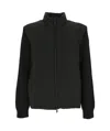 Moncler Gouilles Air Soft Tech Down Jacket In Black