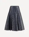 Moncler Padded Midi Skirt In Black