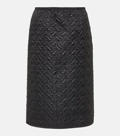 MONCLER PADDED MIDI SKIRT