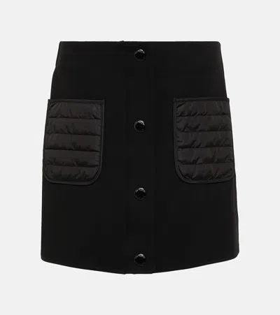Moncler Padded Midi Skirt In Black