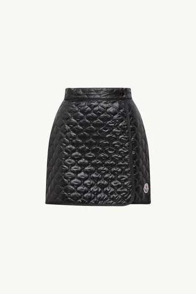 MONCLER MONCLER PADDED MINISKIRT WITH SQUARE QUILTING