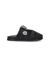 Moncler Mon Pocket Slippers In Black