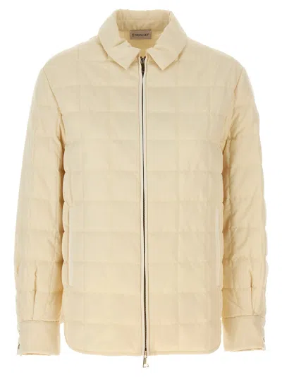 Moncler Padded Overshirt In White