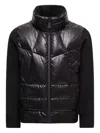 Moncler Padded-panel Jacket In Black