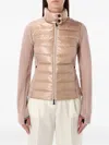 Moncler Padded Zip-fastening Jacket In Pink