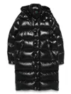 Moncler Padded Parka In Black
