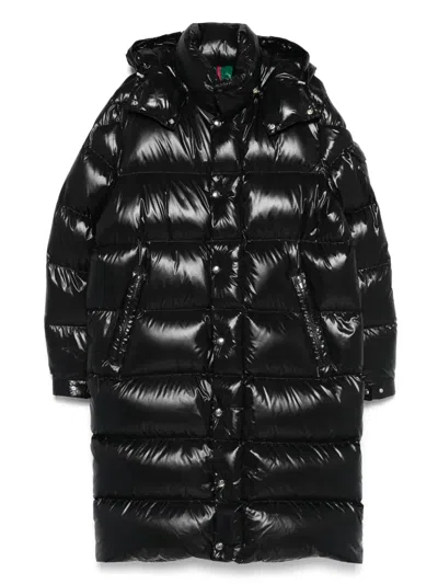 Moncler Padded Parka In Black
