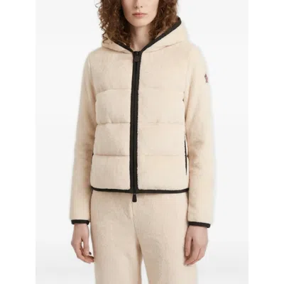 Moncler Padded Polartec Sweatshirt In Black