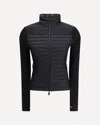 Moncler Padded Polartec Zip Sweatshirt In Black