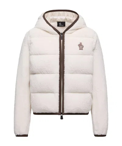 MONCLER PADDED POLARTEC ZIP-UP HOODIE