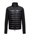 Moncler Grenoble Black Polyester Blend Padded Sweatshirt In Black