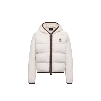 Moncler Padded Polartec Zip-up Hoodie, Women, White, Size: Xxs
