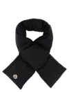 Moncler Insulated Scarf Featuring Buttoned Pocket In Black