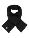 Moncler Insulated Scarf Featuring Buttoned Pocket In Black