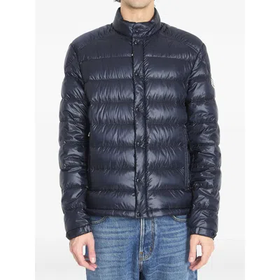 Moncler Padded Selves Jacket In Blue